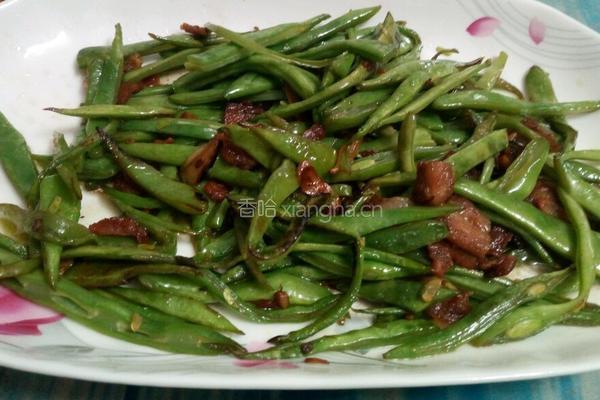 扁豆角炒肉的做法图解6