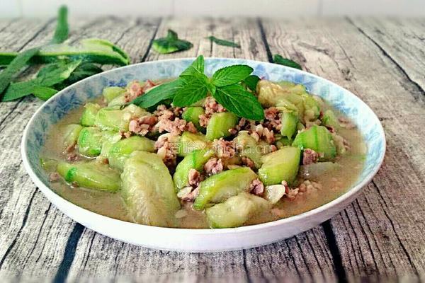 肉末丝瓜的做法图解13