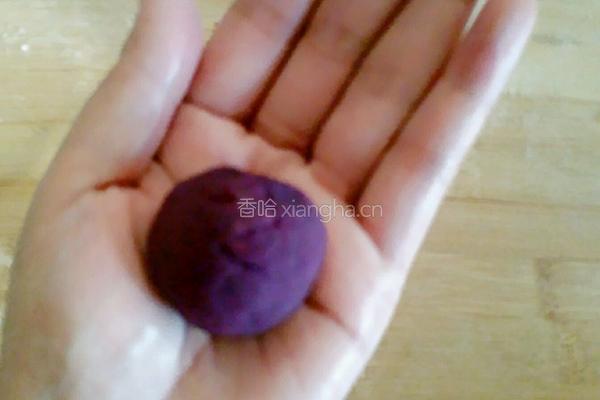 水晶紫薯豆沙包的做法图解13