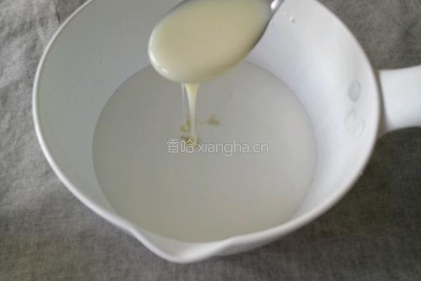 炼乳布丁的做法图解2