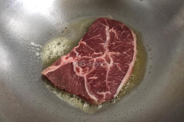 香煎牛排的做法图解3
