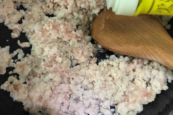 嫩冬尖肉末馅的做法图解6