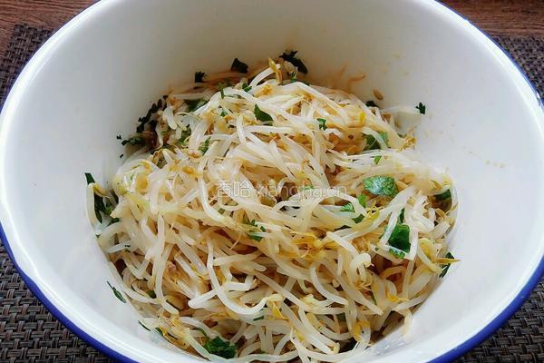 凉拌豆芽菜的做法图解5