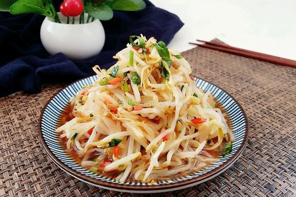 凉拌豆芽菜的做法图解9