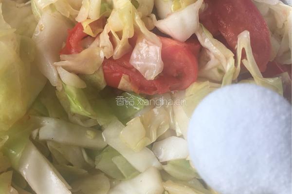 大头菜炒柿子的做法图解5