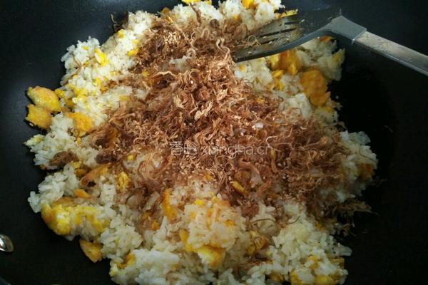肉松蛋炒饭的做法图解6