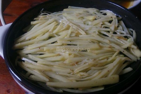 土豆丝饼的做法图解3
