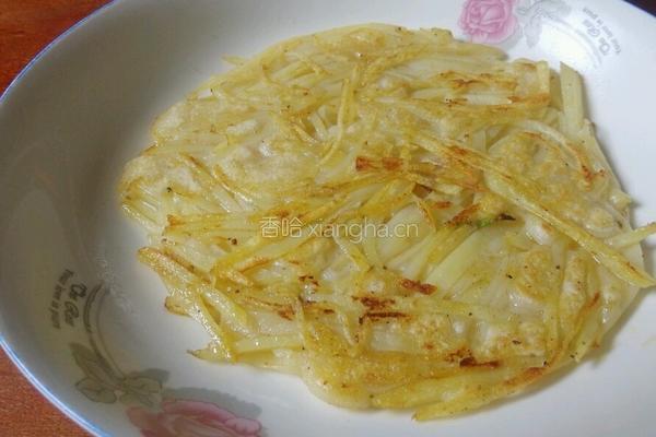 土豆丝饼的做法图解6