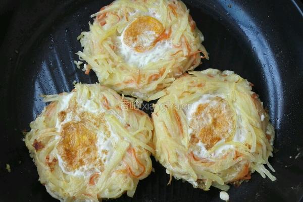 土豆丝鸡蛋饼的做法图解9