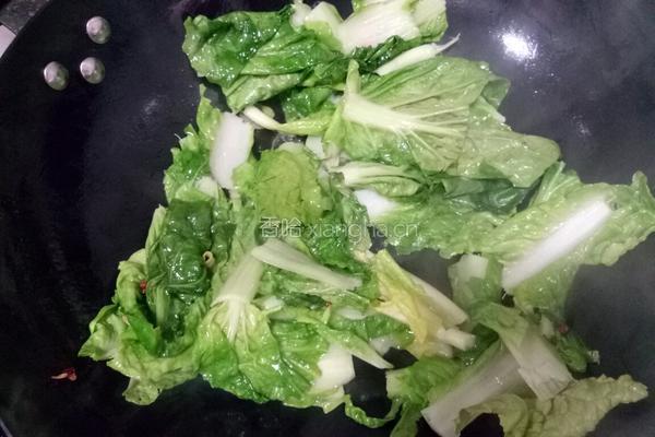 清炒小白菜的做法图解7