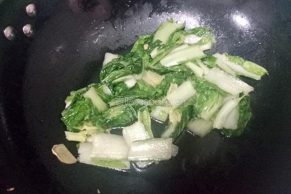 清炒小白菜的做法图解8