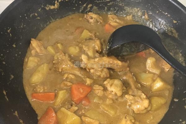 咖喱土豆鸡块的做法图解9