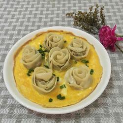 蛋饼玫瑰饺子的做法[图]