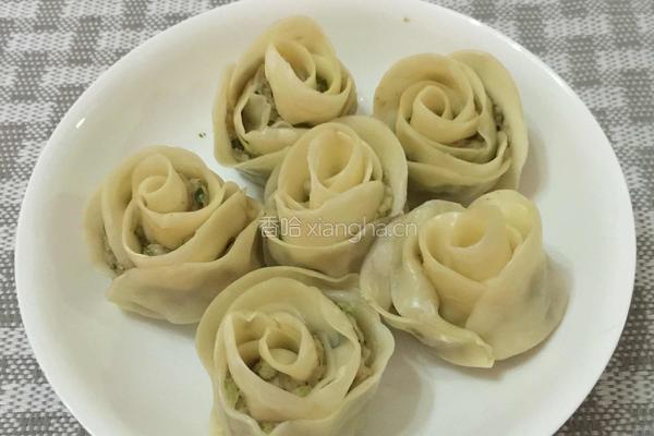 蛋饼玫瑰饺子的做法图解10