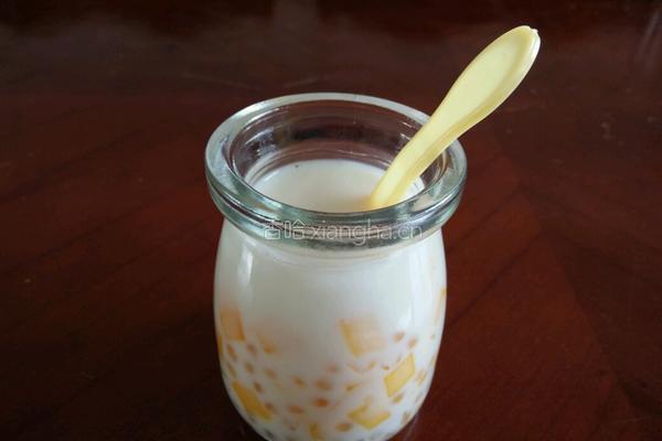 芒果椰奶西米露的做法图解5