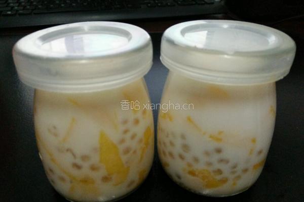 芒果椰奶西米露的做法图解6