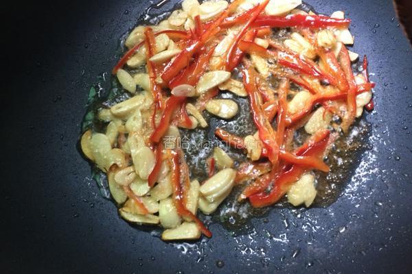椒丝腐乳通菜的做法图解4