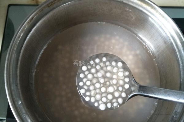 芒果椰汁西米露的做法图解5