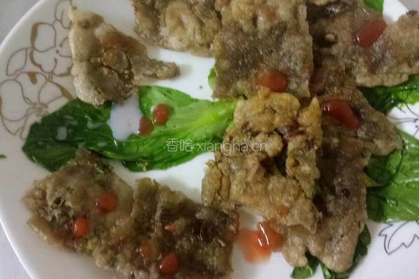 叶鱼肉渣葱香饼的做法图解4