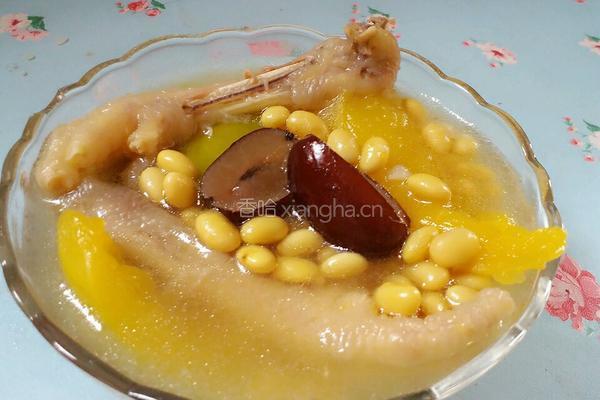 黄豆木瓜鸡脚汤的做法图解6