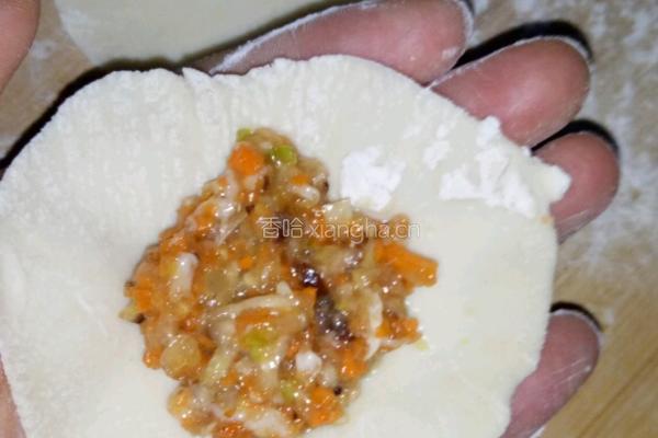 胡萝卜香菇娃娃菜猪肉馅水饺的做法图解11