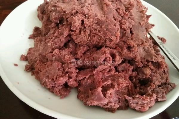 自制红豆沙馅的做法图解1