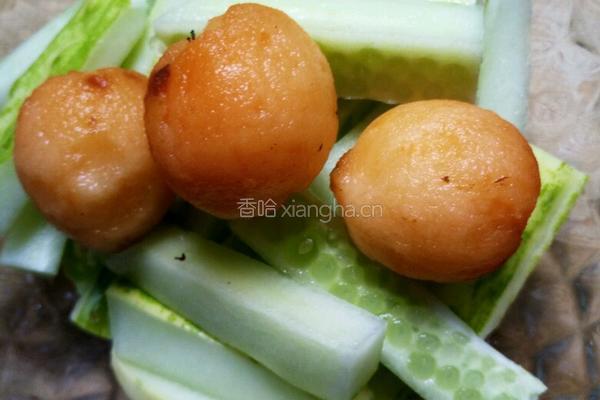 水果沙拉（枇杷黄瓜）的做法图解2