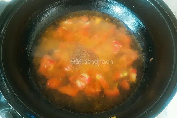 西红柿疙瘩汤的做法图解9