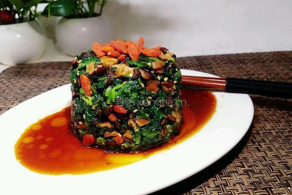 香菇菠菜墩的做法图解11