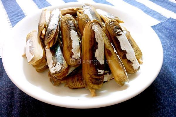 盐巴海蛏的做法图解5