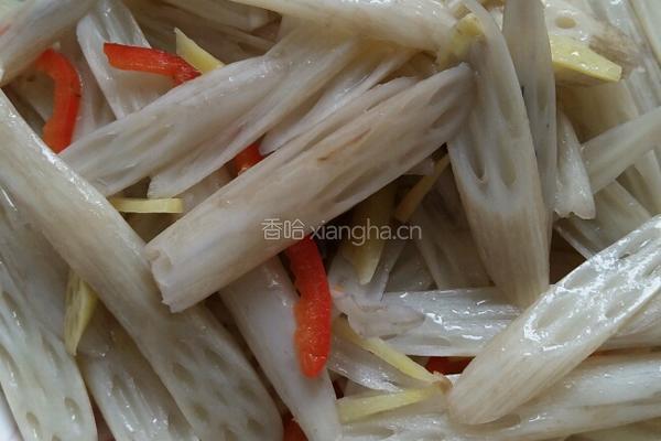 清炒藕尖的做法图解4
