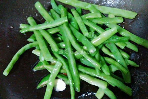 酱香四季豆的做法图解4