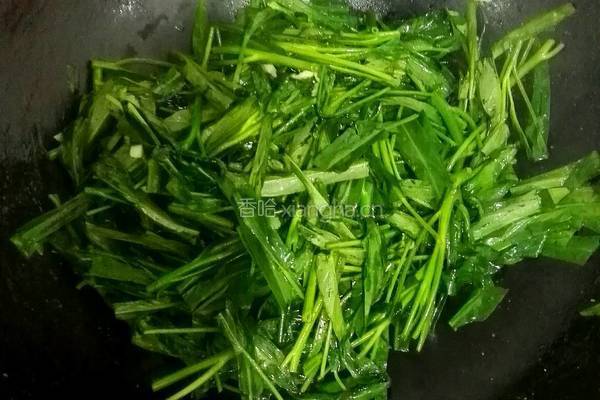 蒜香空心菜的做法图解4
