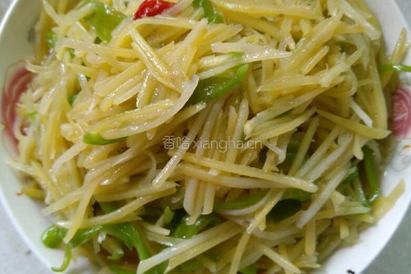 自制（水嫩土豆丝）的做法图解7
