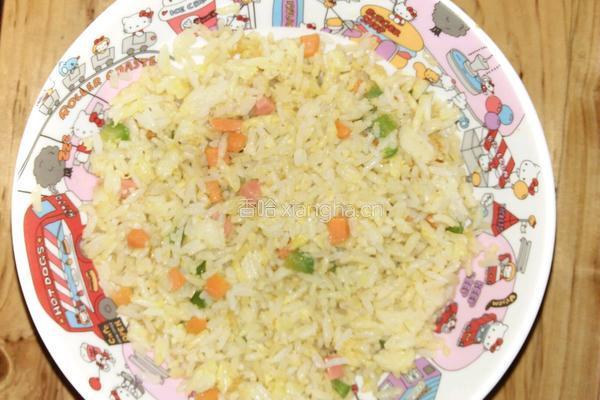 黄金炒饭的做法图解5