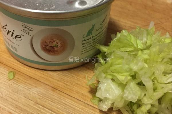 猫饭－盛夏沙拉（适用于猫咪）的做法图解1