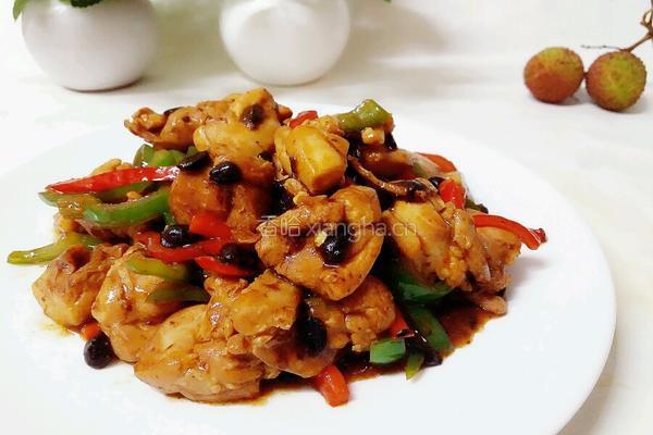 豆豉炒鸡腿肉的做法图解12