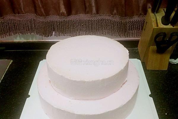 翻糖装饰淡奶油双层蛋糕的做法图解9