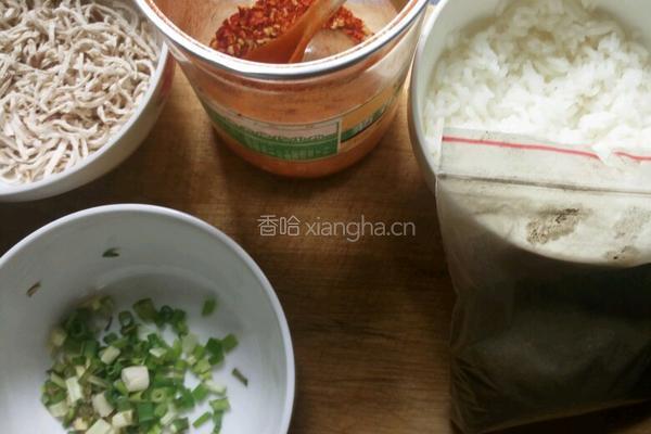孜然番薯丝饭的做法图解1