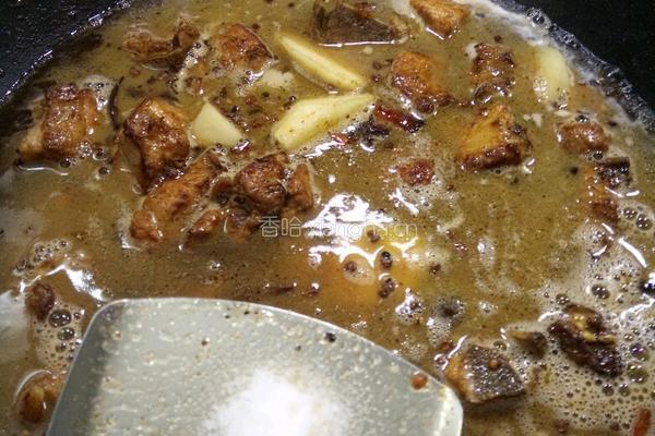 土豆烧排骨的做法图解11