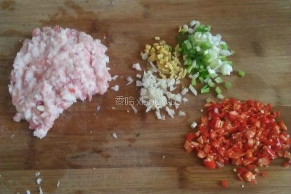 肉沬蒸豆腐的做法图解2