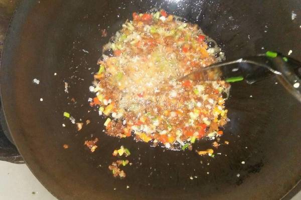 肉沬蒸豆腐的做法图解3