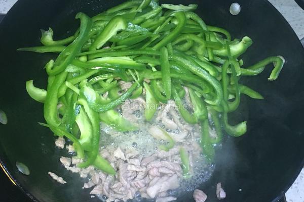 青椒肉丝的做法图解4