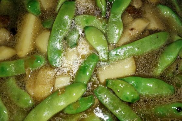 肉炖豆角土豆的做法图解5
