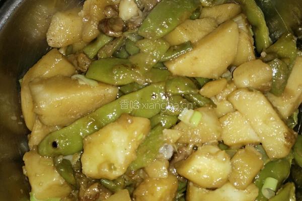 肉炖豆角土豆的做法图解7