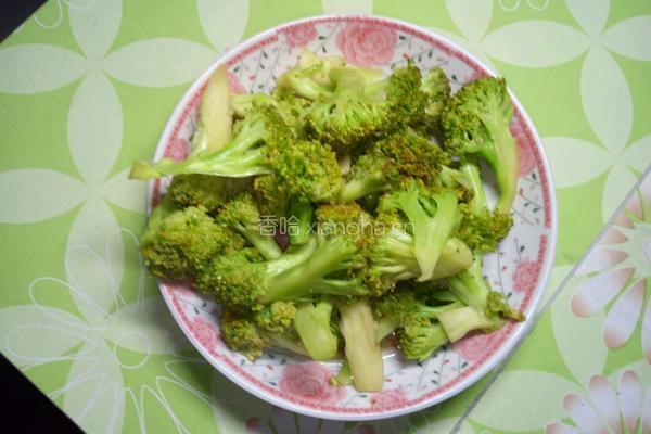 清炒西蓝花的做法图解4