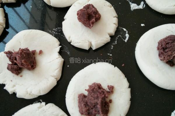 红豆沙馅麻球的做法图解4