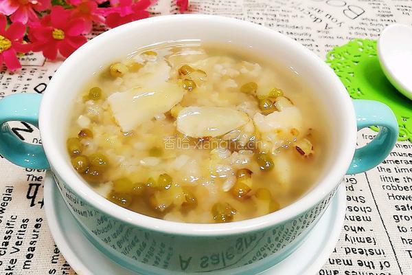 绿豆百合糙米粥的做法图解5