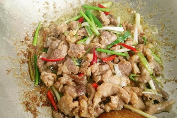 彩椒炒肉片的做法图解11