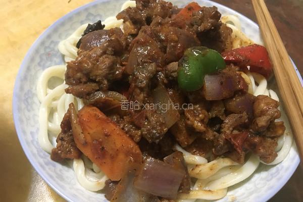 家常羊肉拉条子的做法图解15